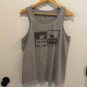 Oakley gray sleeveless tank top size small